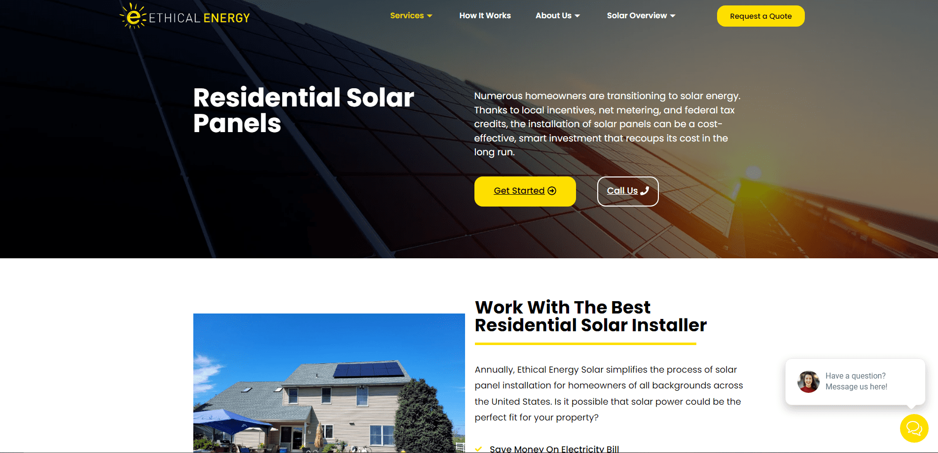 ethical energy solar seo case study