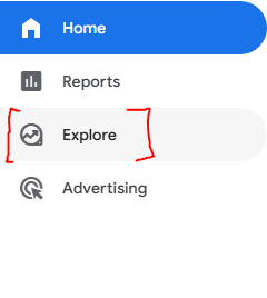 google analytics - blank exploration