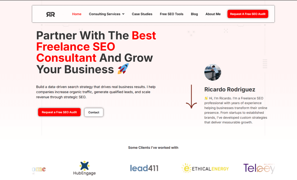fintech seo consultant - Ricardo Rodriguez