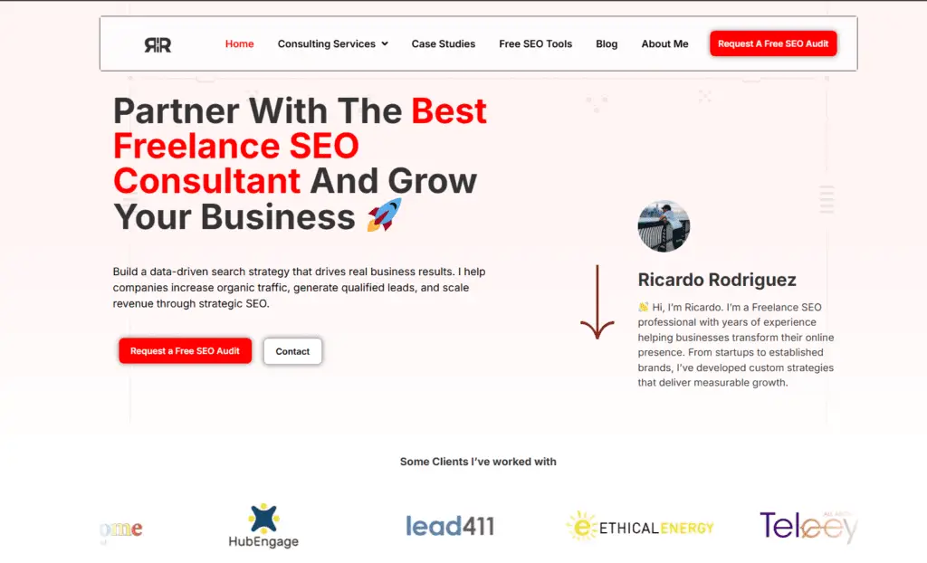 fintech seo consultant - Ricardo Rodriguez