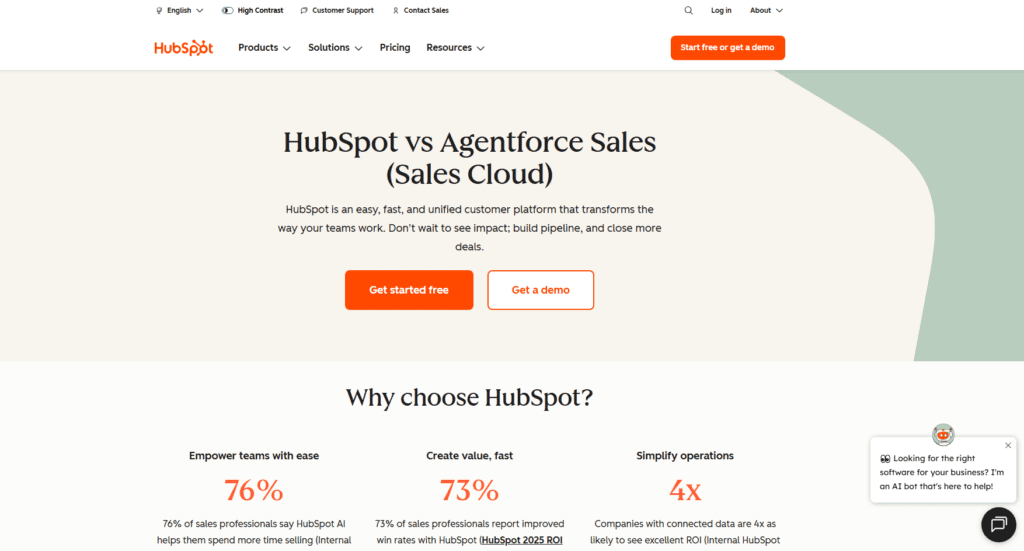 b2b saas content marketing example of competitor comparisons
